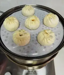 Make Bean-fruit buns step 18