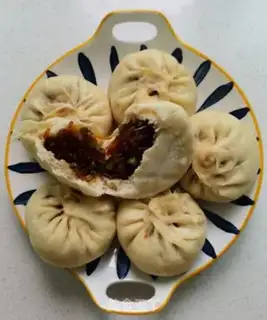 Make Bean-fruit buns step 20