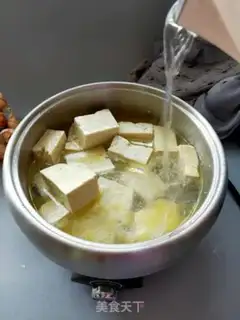 Make Corn beef sauce and tofu step 7