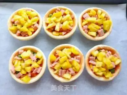 Make Pineapple pineapple omelet pizza step 5