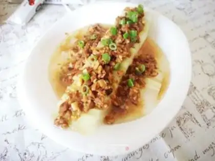 Make Garlic mushroom sauce for melons step 7