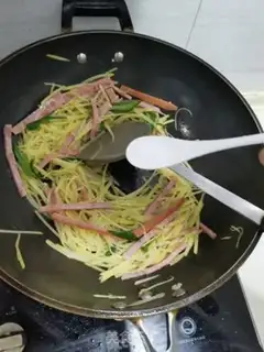 Make Ham and potatoes step 4