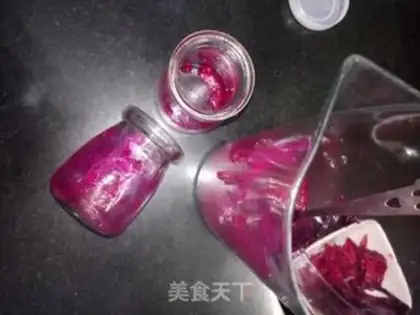 Make Flaming Dragon juice yogurt step 2