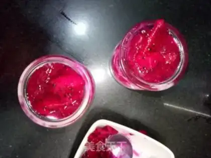 Make Flaming Dragon juice yogurt step 4