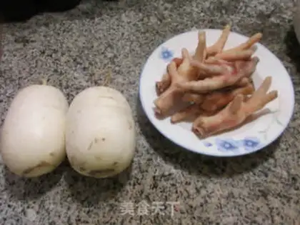 Make Chicken claw carrot soup step 0