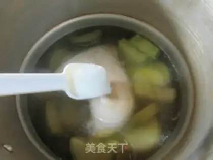 Make Blue radish chicken leg soup step 8