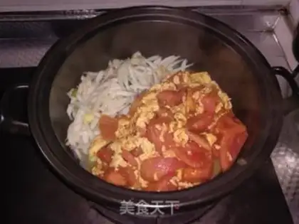 Make Silverfish tomato eggs step 7
