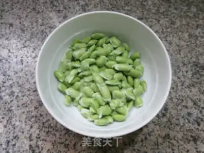 Make ♪ Pickled beans cook old tofu ♪ step 1