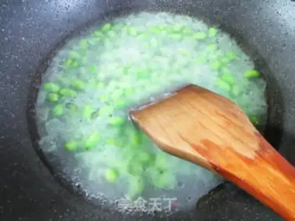 Make ♪ Pickled beans cook old tofu ♪ step 4