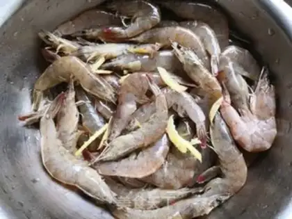 Make Pond shrimp step 1