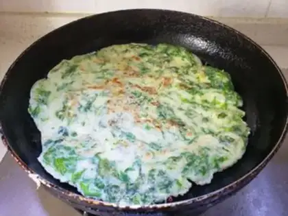 Make Pickle egg pancakes step 4