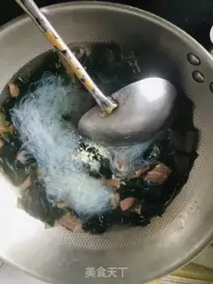 Make A dress with duck blood fan soup step 5