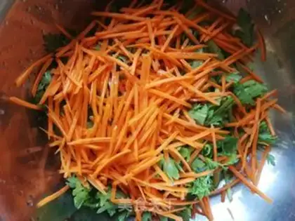 Make ♪ Oscillated carrots ♪ step 3
