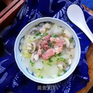 Make The ham mouth soup step 11