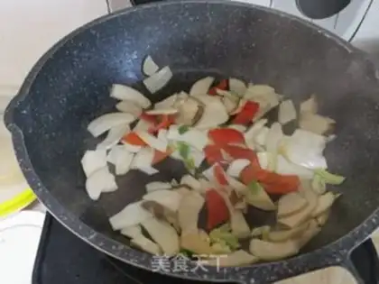 Make The apricot mushrooms step 4