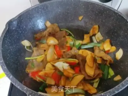 Make The apricot mushrooms step 6