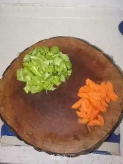 Make Pumpkin chicken step 1