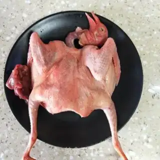 Make Worm grass and veggie pigeon meat step 0