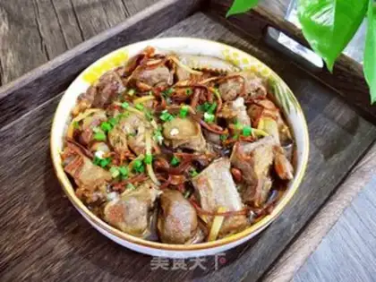 Make Worm grass and veggie pigeon meat step 6