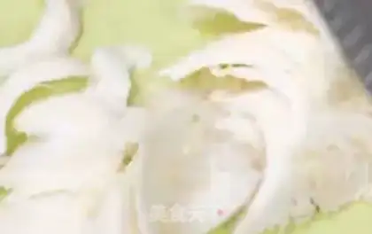 Make A cabbage fan step 3