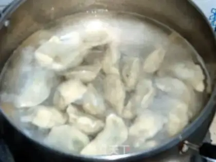 Make Porridge pork dumplings step 8
