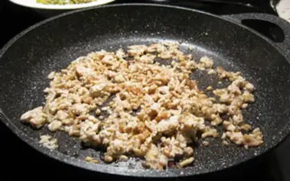 Make Meat and sour beans step 1