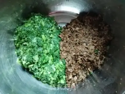 Make A green mushroom bag step 3