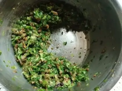 Make A green mushroom bag step 4