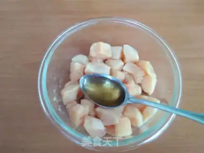 Make Air-fried chicken and rice step 2