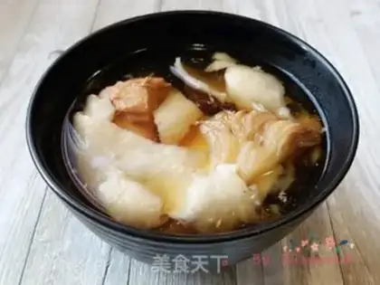 Make Coconut monkey head, chicken soup step 10