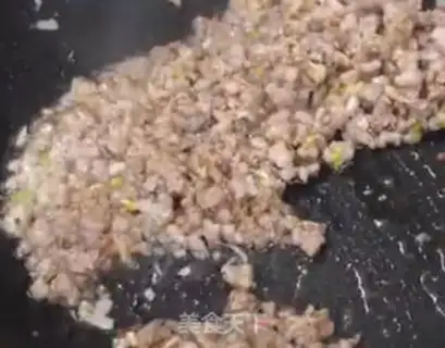 Make Corn pea fried meat step 3