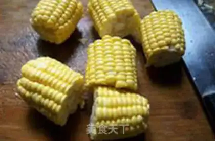 Make Cream and sweet corn broth step 3