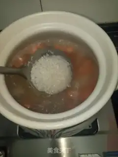 Make Potato rice congee step 2