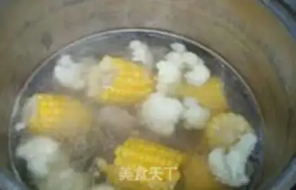 Make Cream and sweet corn broth step 10