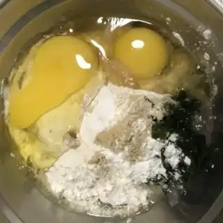 Make Shrimp cake step 1