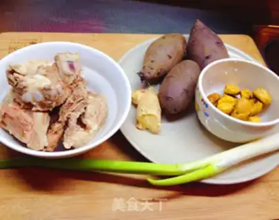 Make Chestnut potatoes for ribs step 0