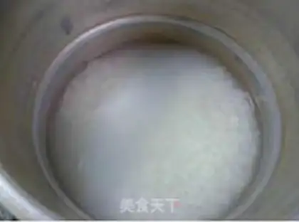 Make Oatmeal rice congee step 7