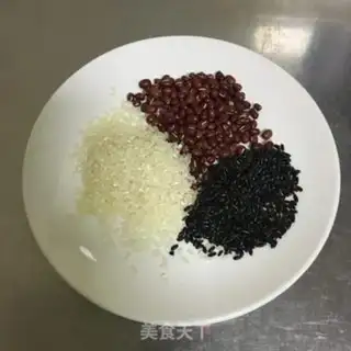 Make Pumpkin red bean congee step 0