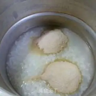 Make Ogurt tea rice congee step 8