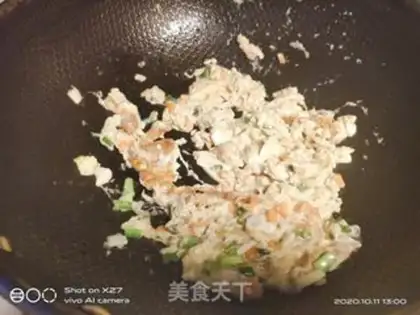 Make Carrot egg fried rice step 2