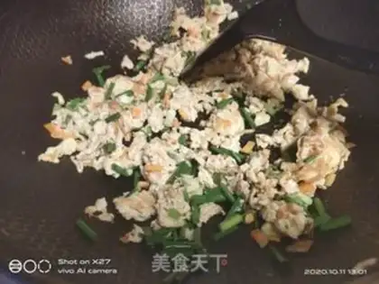 Make Carrot egg fried rice step 3