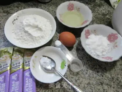 Make Potato milk and tea cake step 0