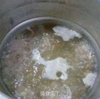 Make Porridge of peanut rice chops step 4