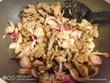 Make Onion beef step 5