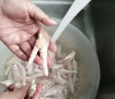 Make Sour lemon chicken claws step 0
