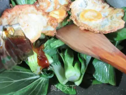 Make Eggs and vegetables step 5