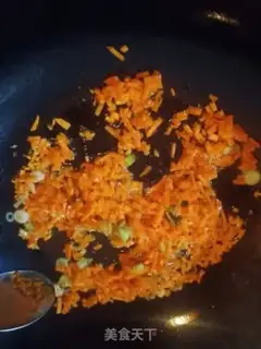 Make Carrot-dried eggs step 1