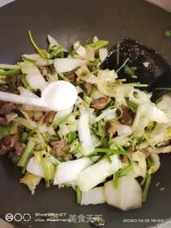 Make Celery cabbage with roast beef step 6