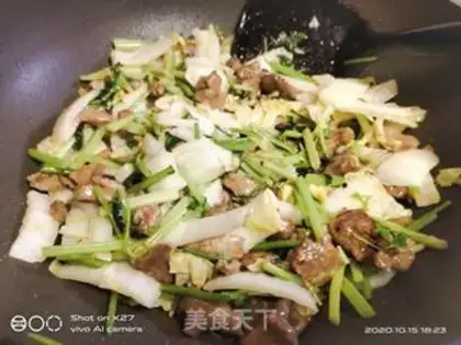 Make Celery cabbage with roast beef step 8