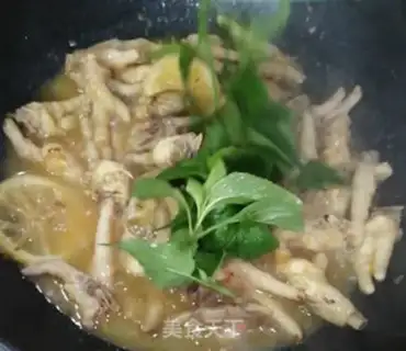 Make Sour lemon chicken claws step 8